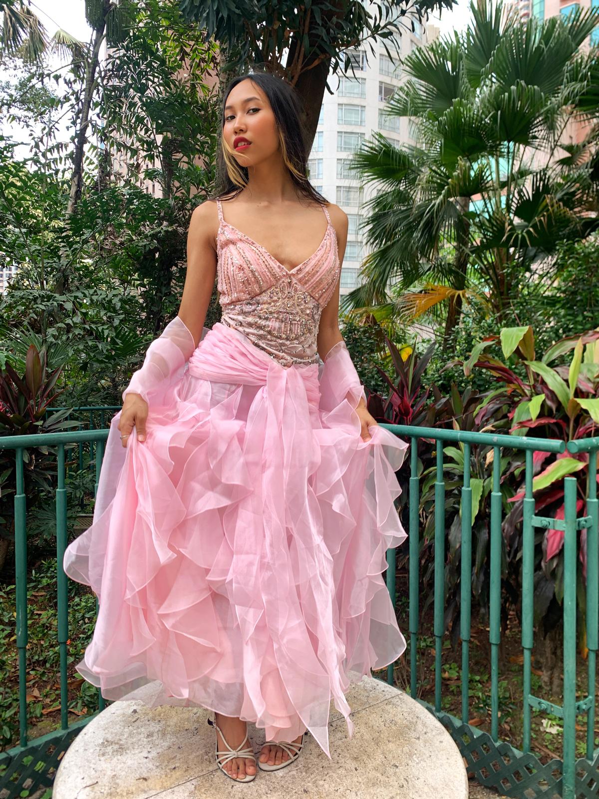 Ballet Pink Tulle Gown
