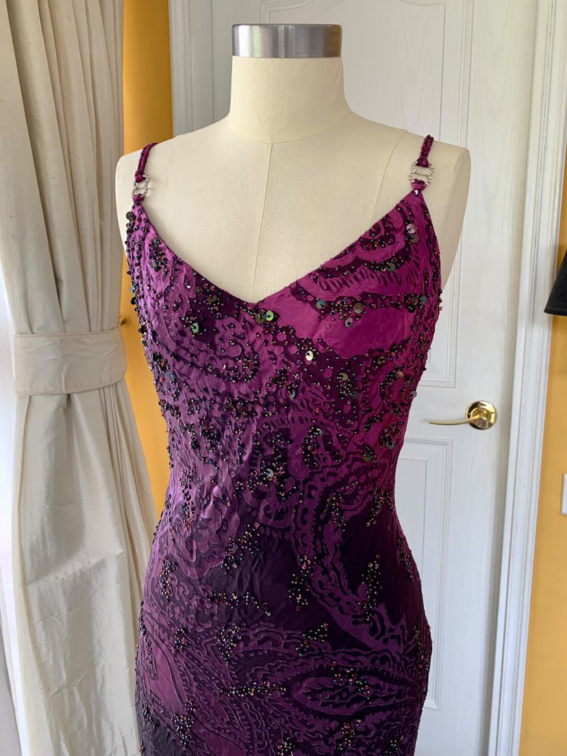 Amethyst Tulip Skirt Dress