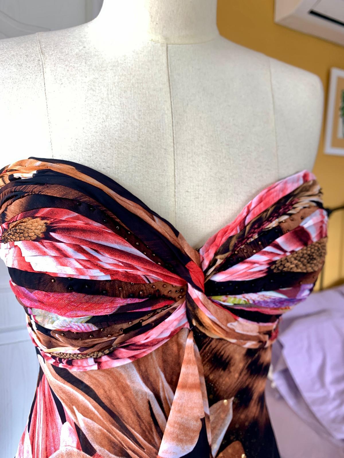 Autumn Daisy Flared Mini Dress