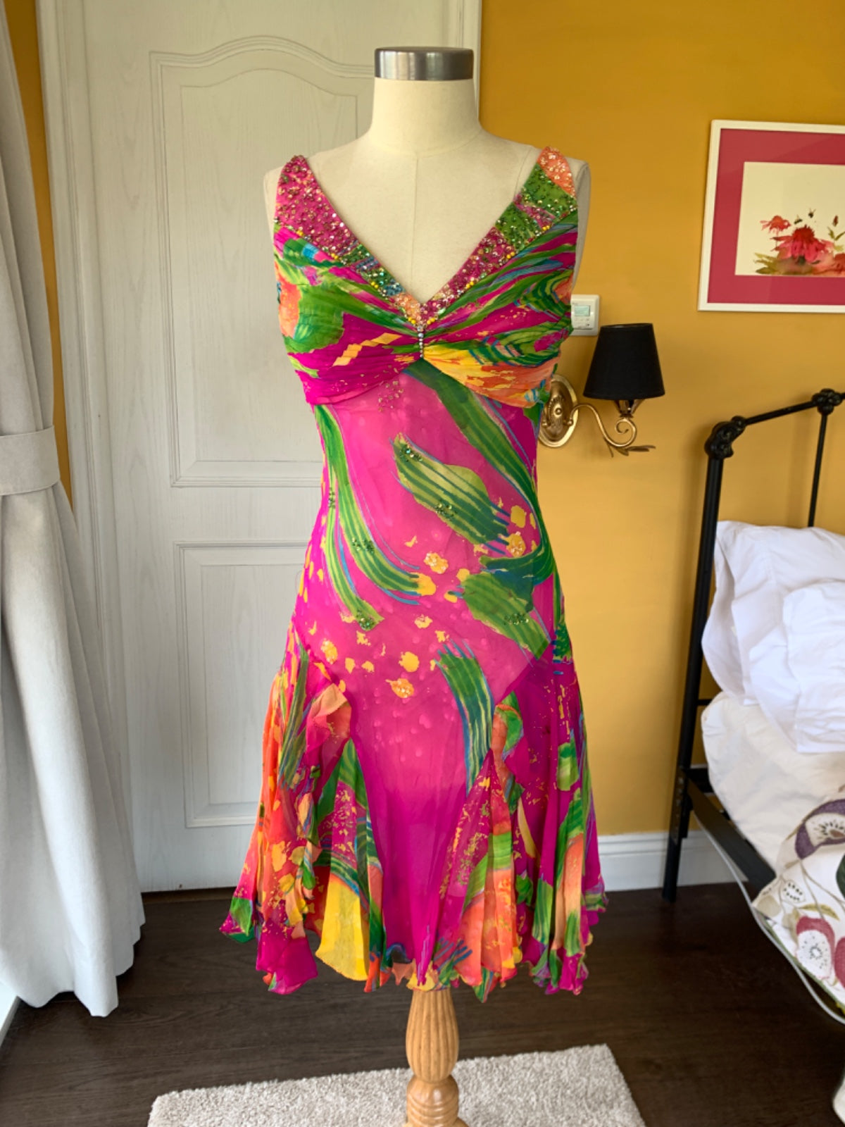 Bright Beauty Midi Dress