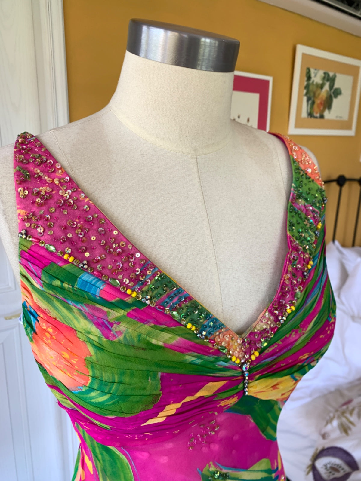 Bright Beauty Midi Dress