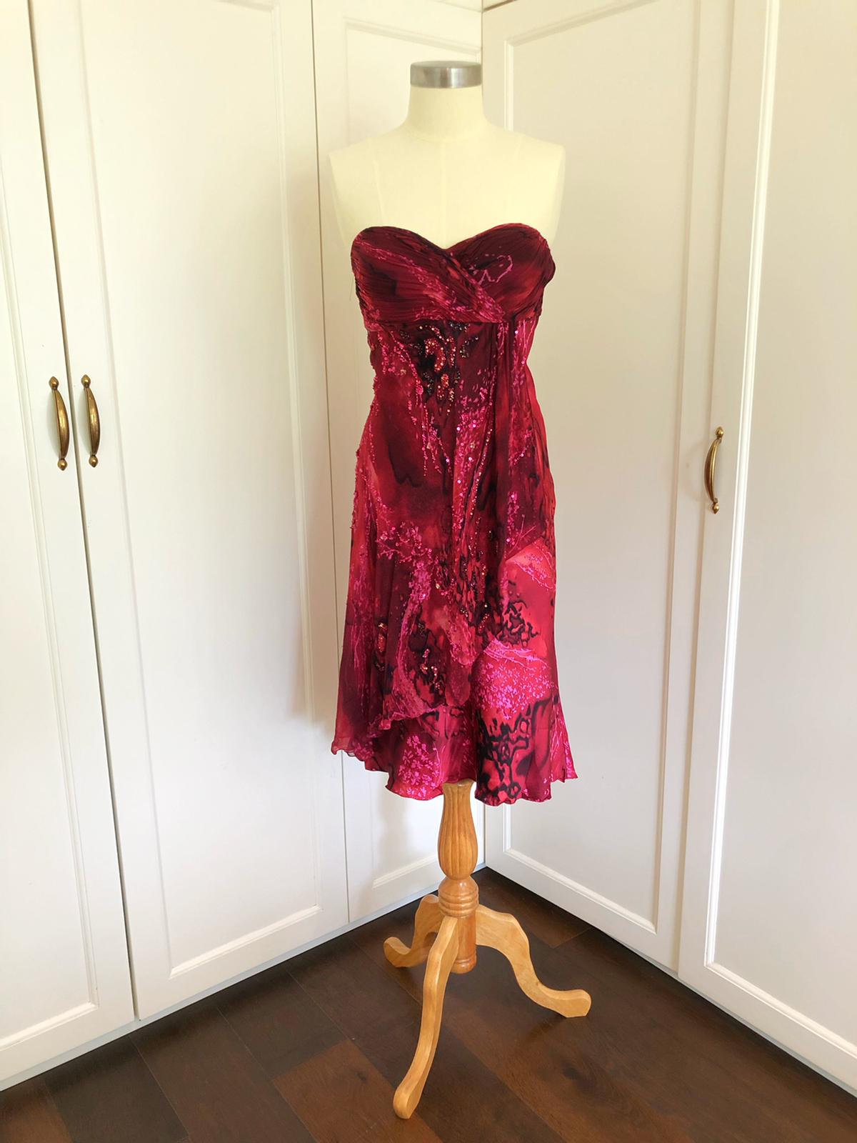 Strapless Babydoll Dress | Raspberry Babydoll Dress | Freis Spirit