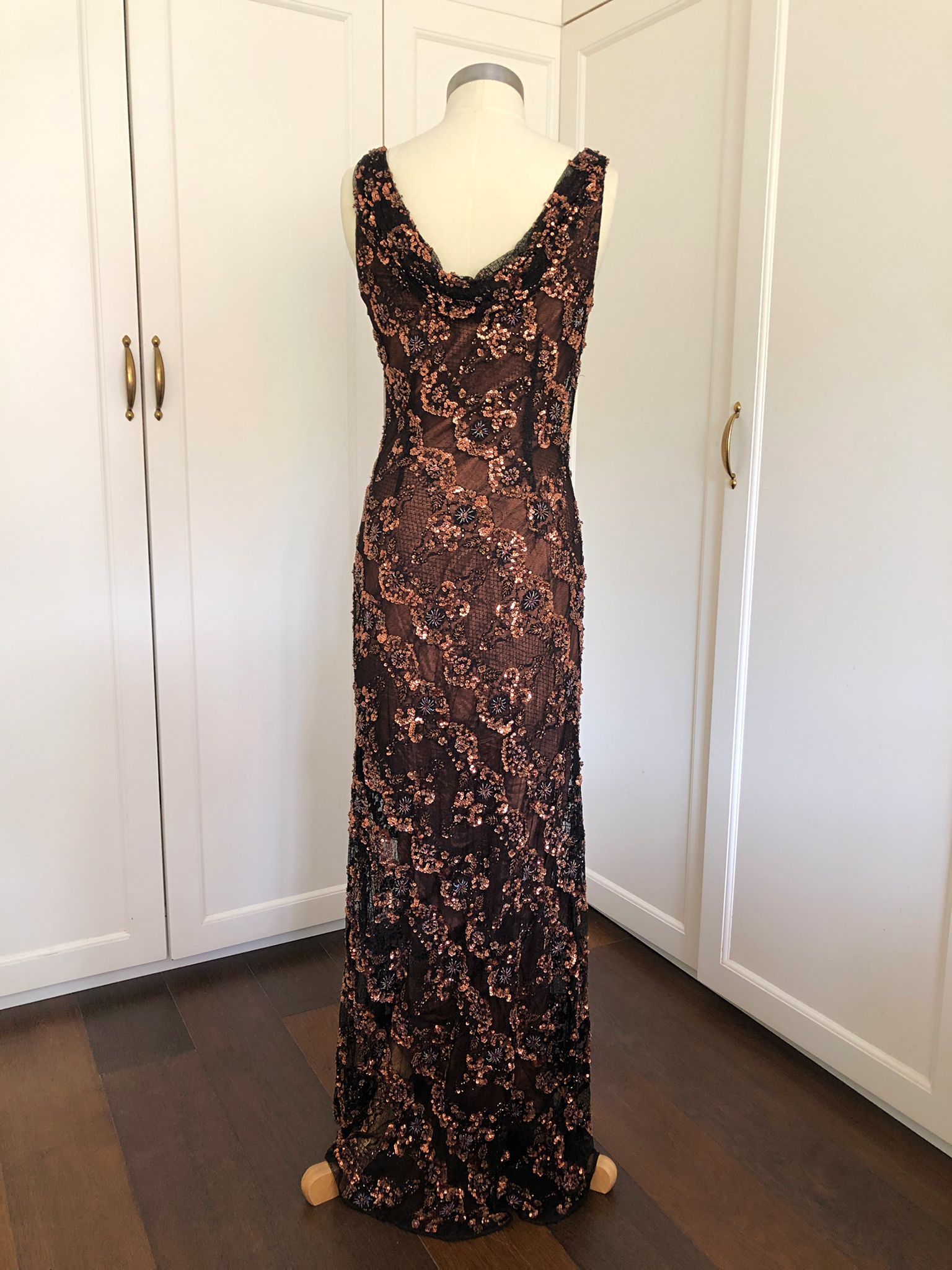 Gilded Copper Glamour Gown | Freis Spirit