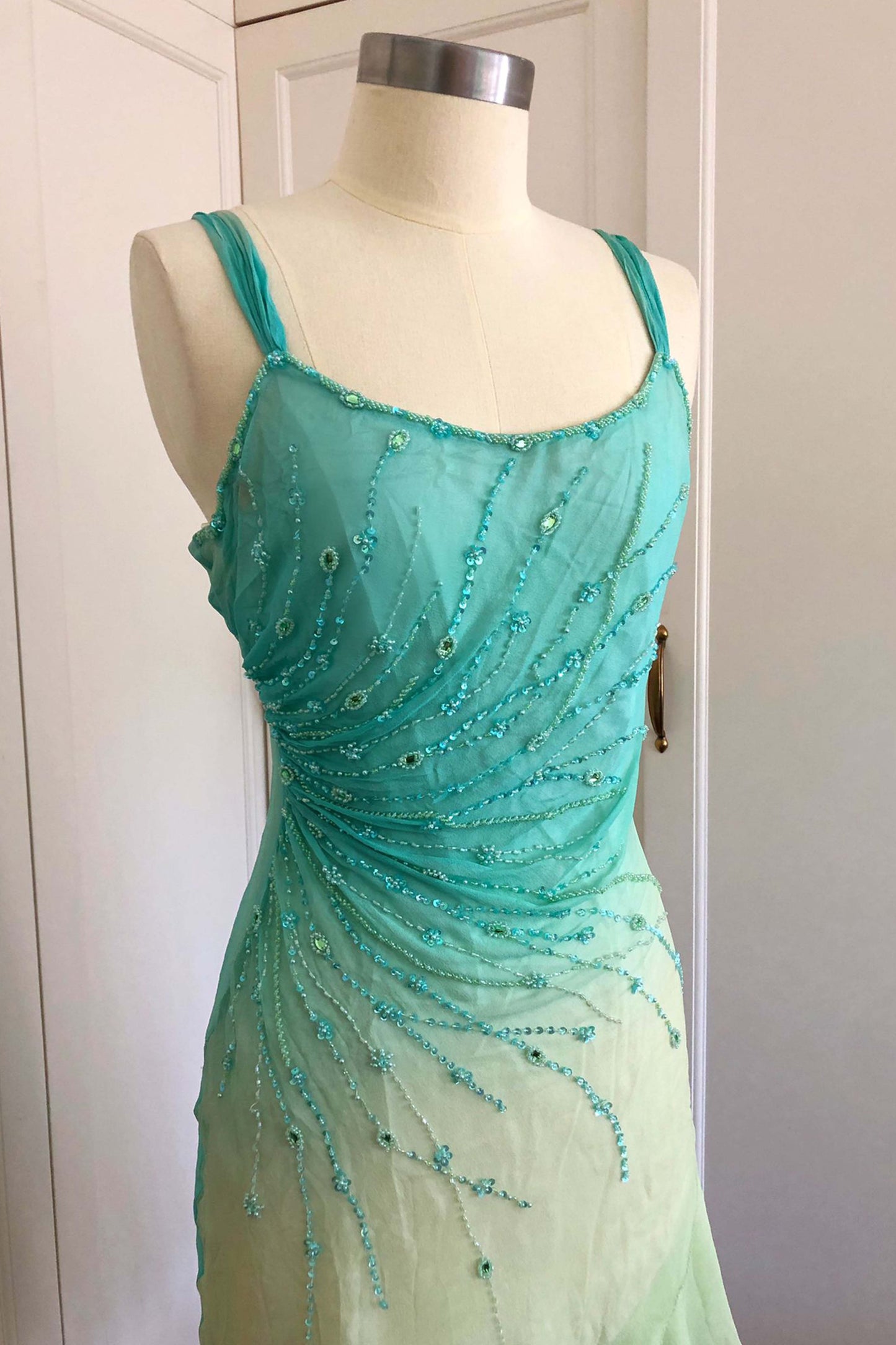 Women's Beach Dresses | Mint Sorbet Sequins Dress | Freis Spirit