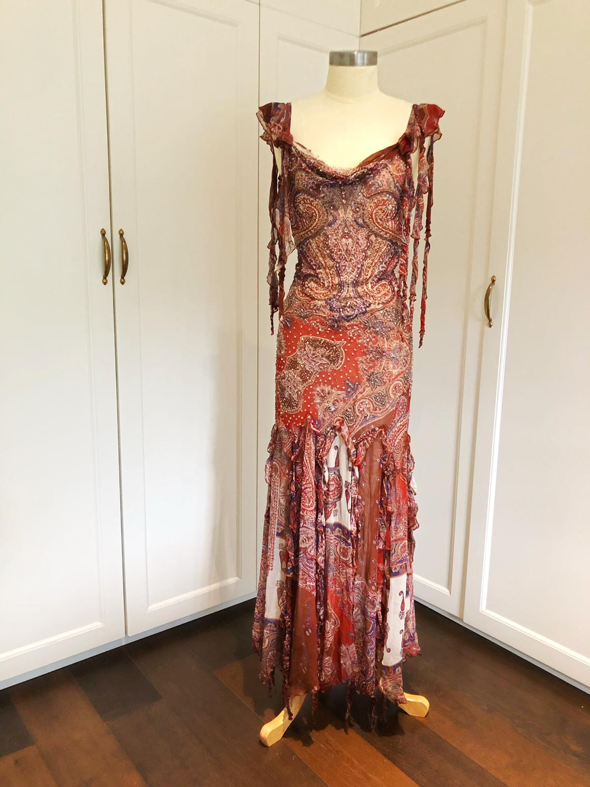 Gypsy N Rust Beaded Maxi Dress