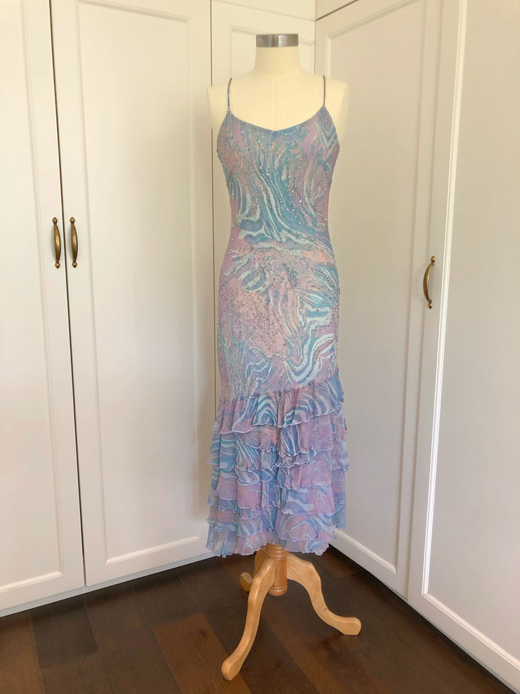 Fitted Slip Dress | Pastel Sundae Ruffle Dress | Freis Spirit