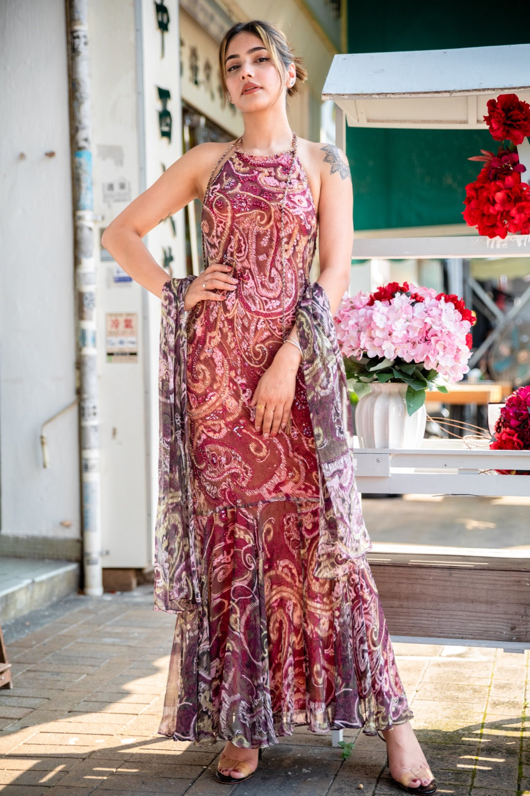 Hot Morocco Paisley Dress