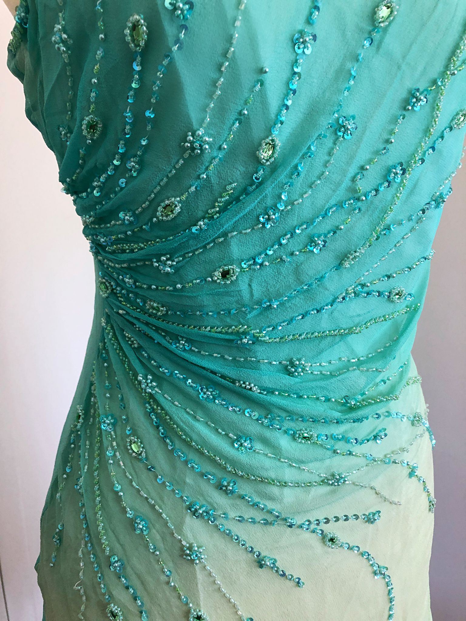 Women's Beach Dresses | Mint Sorbet Sequins Dress | Freis Spirit