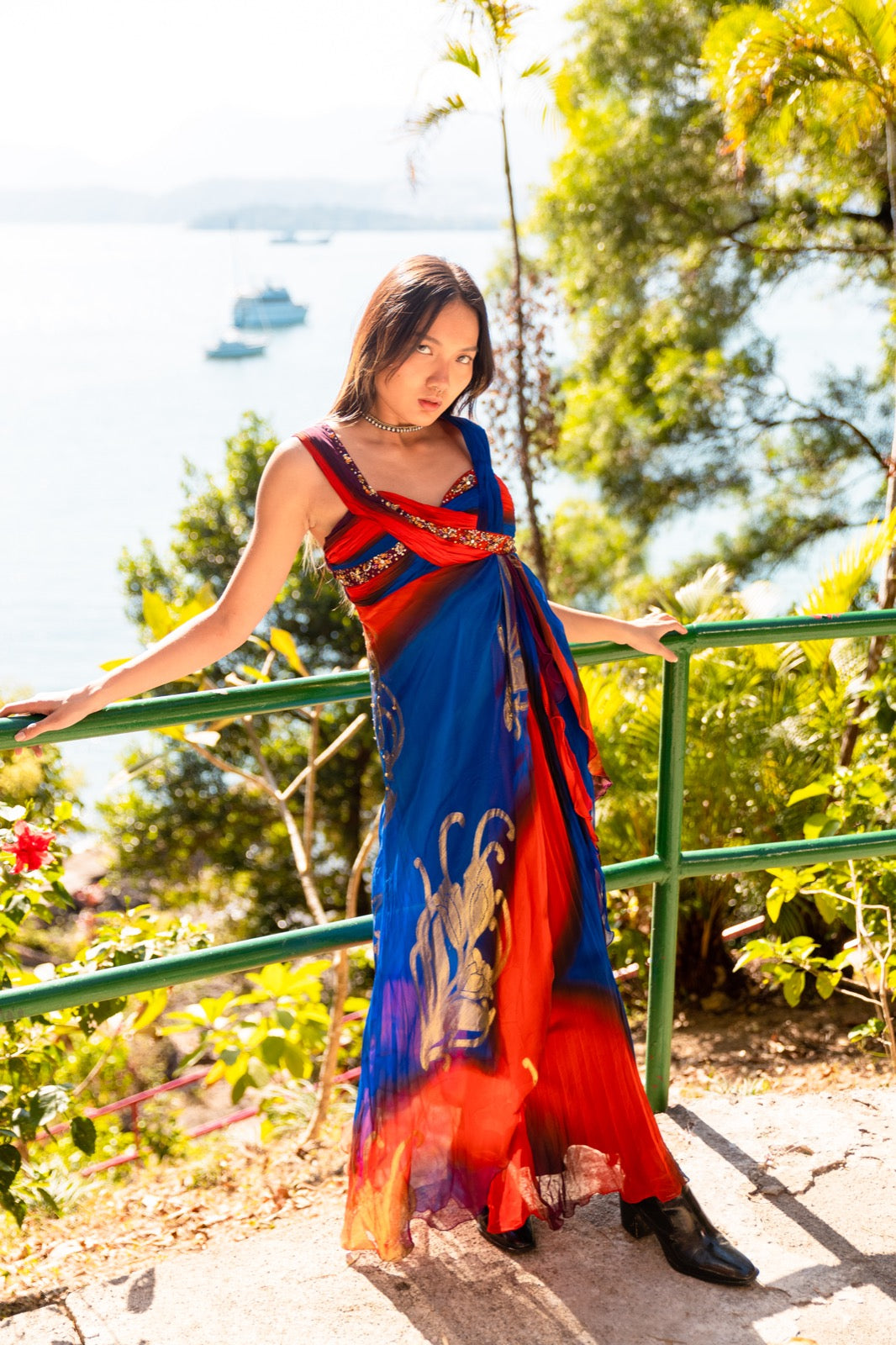 Indian Beaded Maxi Dress | Women's Dress | Freis Spirit