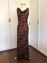 Gilded Copper Glamour Gown | Freis Spirit