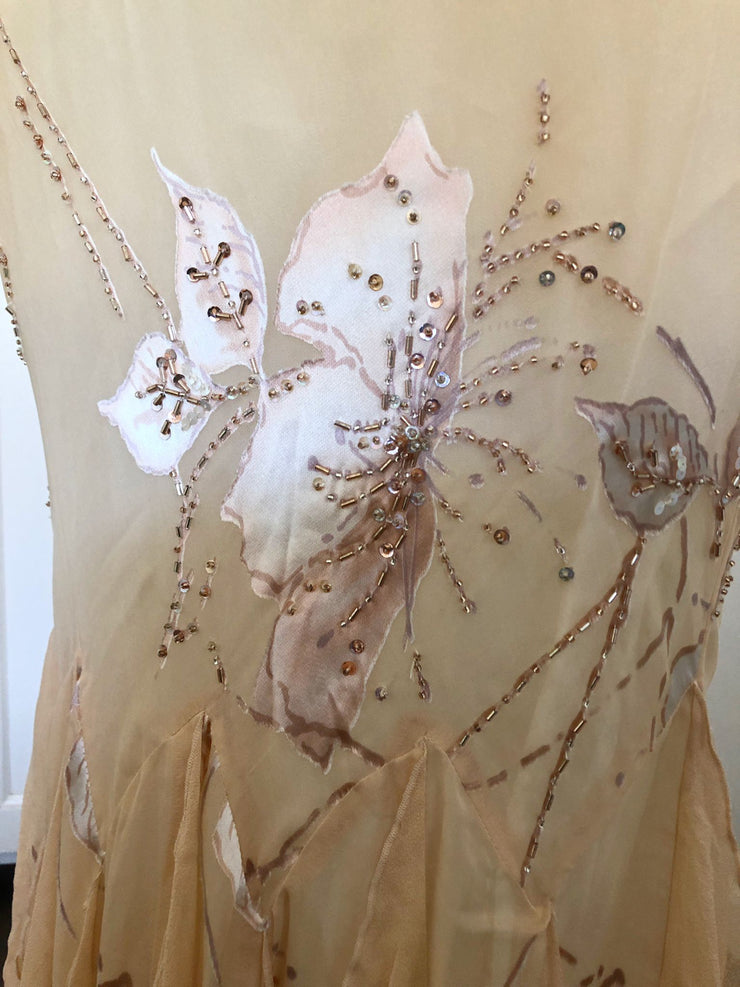 Vanilla Blossoms Maxi Dress