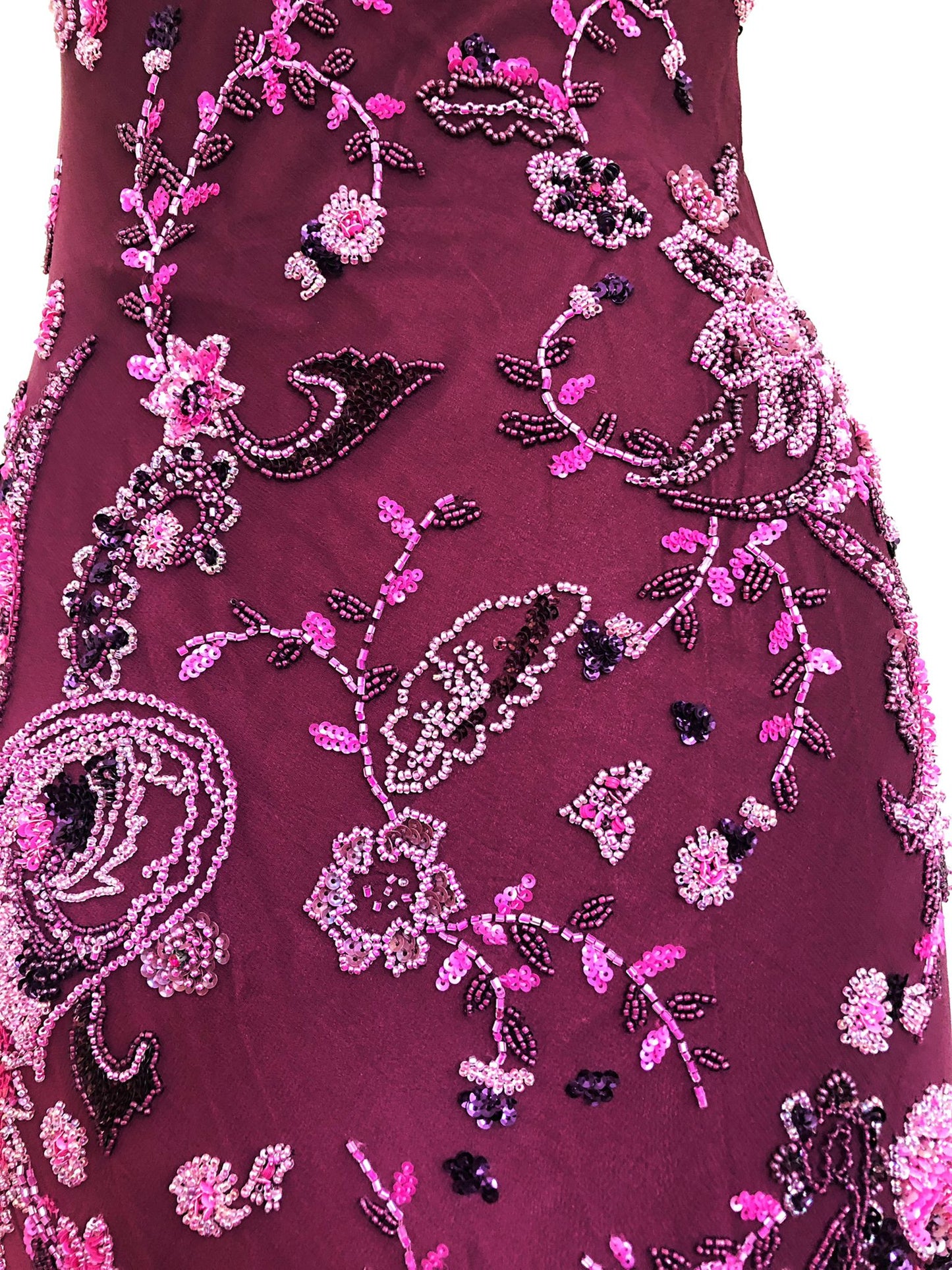 Floral Paisley Print Satin Dresses | Floral Print Gown | Freis Spirit