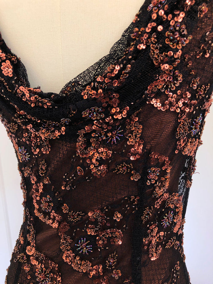 Gilded Copper Glamour Gown | Freis Spirit