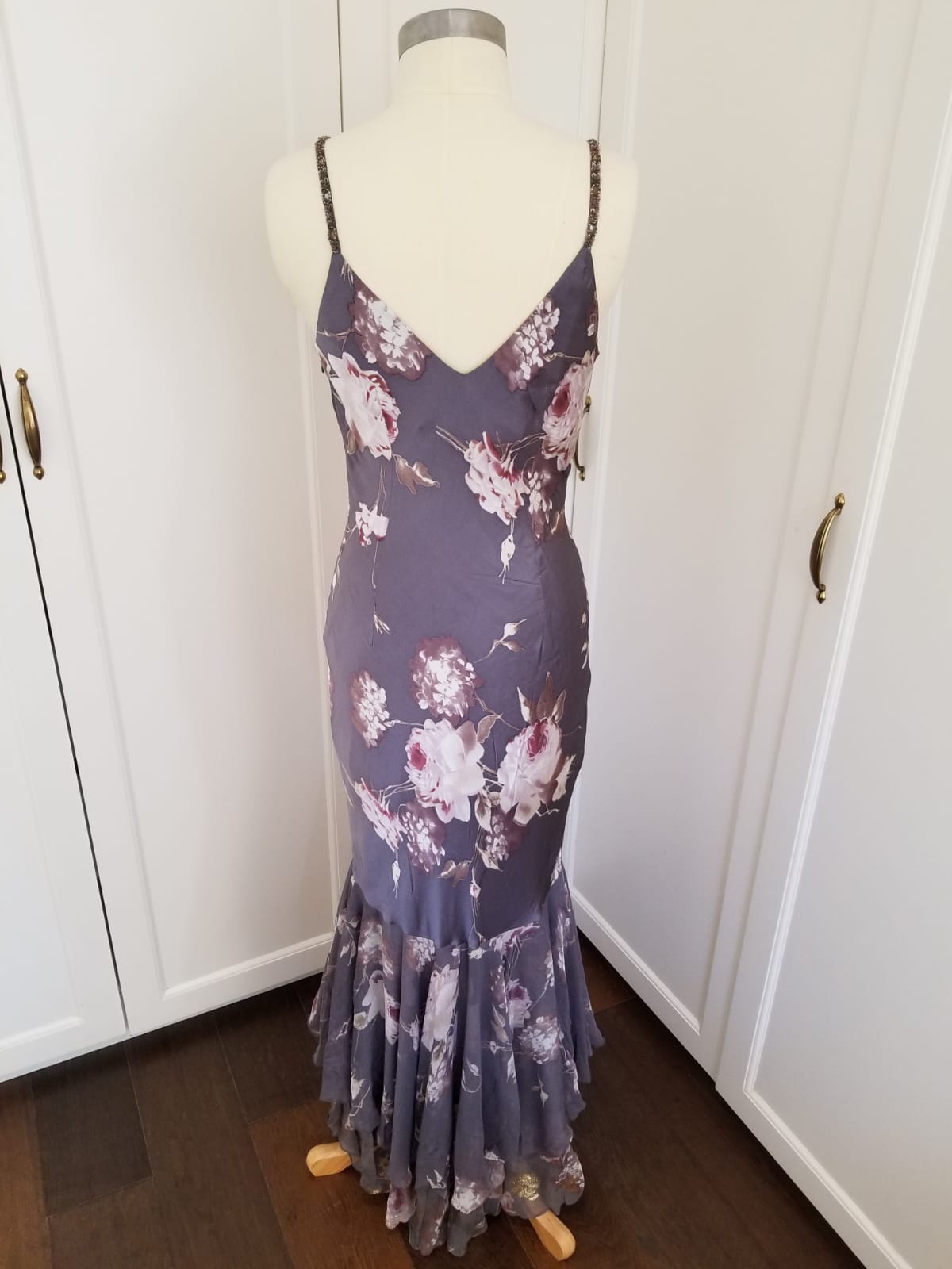 English Lavender Silk Maxi Dress | Freis Spirit